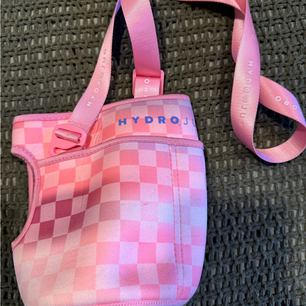 HydroJug Pink special edition Checkered Sleeve